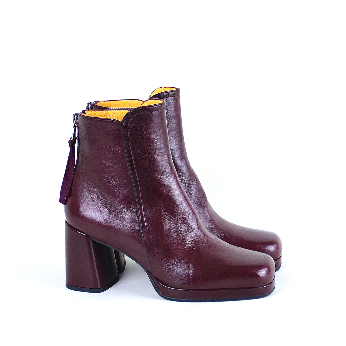 Mara Bini Stiefelette bordeaux