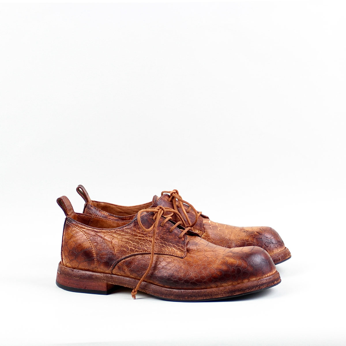 Giulia Taddeucci Schnürschuh cognac