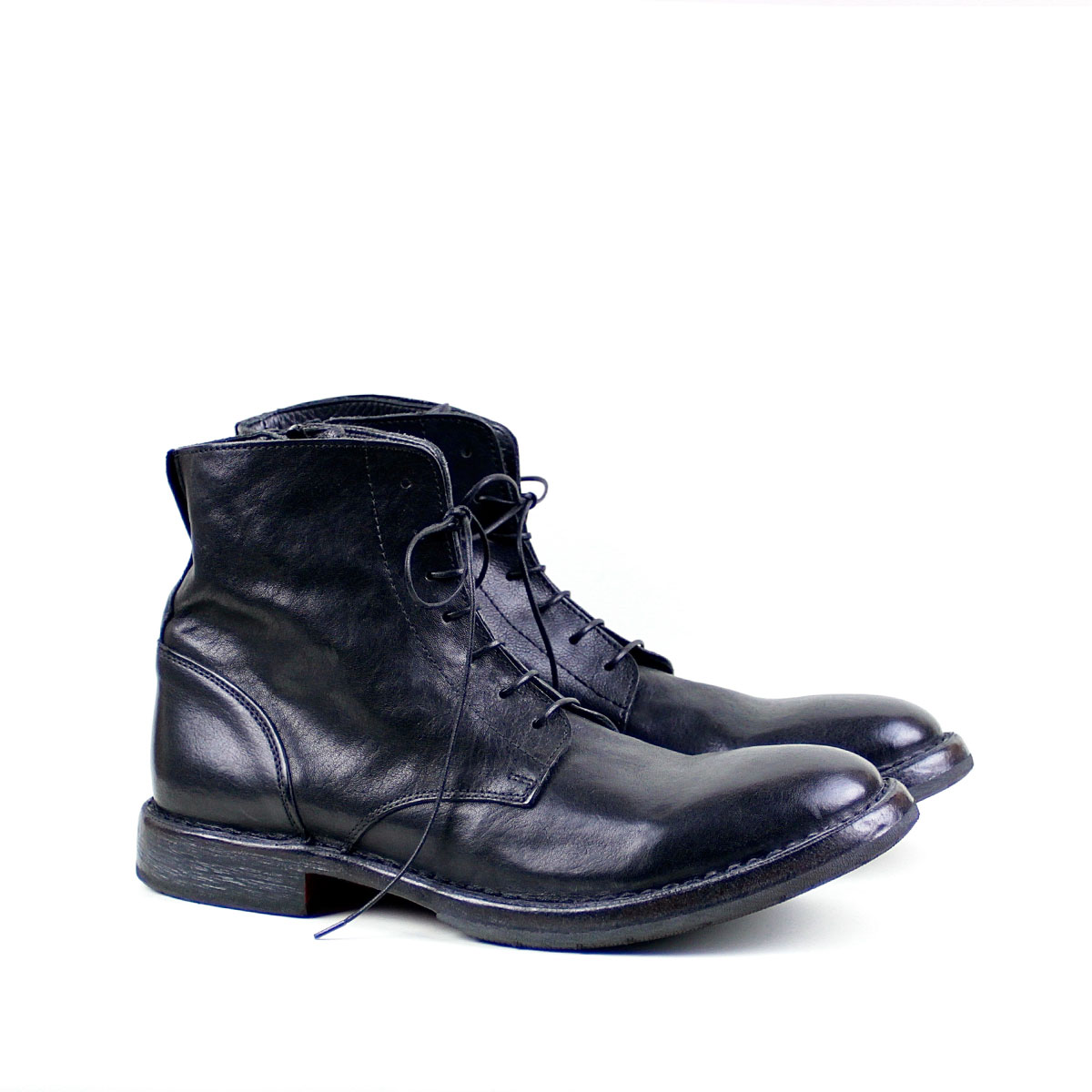 Moma Schnuerstiefelette schwarz